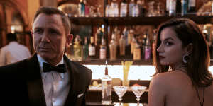 Daniel Craig and Ana de Armas in No Time to Die.