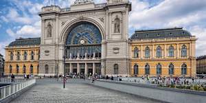 Budapest Keleti railway station was built between 1881 and 1884.