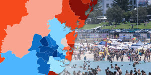 Bulk-billing rates across NSW,and the cost of visiting a GP. Bondi. 