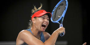 Open shock:Maria Sharapova eliminates defending champion