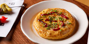 Dutch cream potato tortilla.