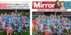 The front pages of The Independent and the Daily Mirror.