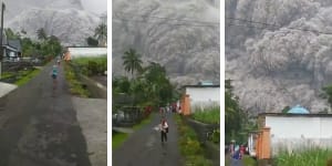 Villagers flee in Indonesia as tallest volcano on Java erupts