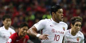 China-based Brazilian superstar Hulk has linked up with a football boot brand backed by James Hird.