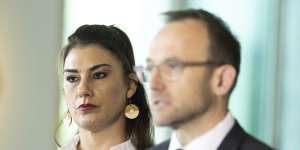 Senator Lidia Thorpe and Greens leader Adam Bandt struck a deal allowing her free rein to campaign against the Voice.