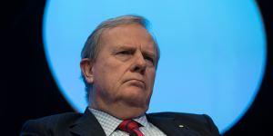 Former treasurer Peter Costello,chairman of the Future Fund. 