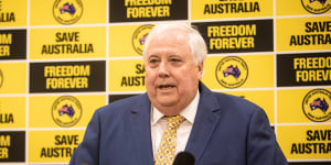 Mining magnate and former federal MP Clive Palmer dominated the political donations pool.
