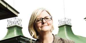 Sam Mostyn at the SCG during her time as AFL commissioner in 2013.