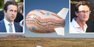 Battle to bring back controversial Uluru blimp flies into court