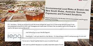 Internal documents show NSW Environment Protection Agency bureaucrats acknowledged the urgency of releasing the scientific report,but were concerned about the reaction from mining companies and the community.
