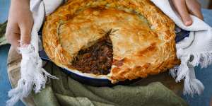 Beef and Guinness pie