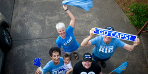 Cow bells and clappers ready as fans rally behind Capitals