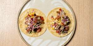 Al pastor tacos.