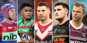 The biggest names in the NRL. Kalyn Ponga,Latrell Mitchell,James Tedesco,Nathan Cleary,Tom Trbojevic