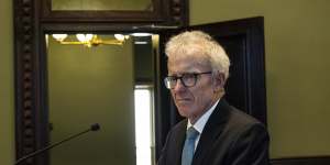 Counsel assisting Peter Gray,SC,pictured at the LGBTIQ hate crimes inquiry last year.