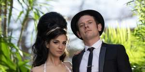 Marisa Abela as Amy Winehouse and Jack O’Connell as Blake Fielder-Civil in Back to Black.