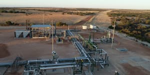 Waitsia Stage 1 gas production facility in WA’s Mid-West.