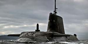 A British Astute class submarine.