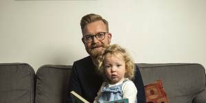 Jens Poser,a father of three who works in strategy and insights at Lion,shares parenting and home duties equally with his wife,Rhiannon,including care of one year-old daughter,Greta.