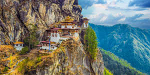 Tiger’s Nest monastery,Bhutan. A daily traveller fee proved too successful.