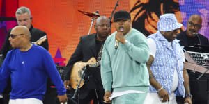 LL Cool J performs at We Love NYC:The Homecoming Concert.