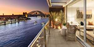 Andrew Lancaster has bought a three-bedroom apartment on level 15 of the Quay Grande.