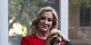 Gina Edwards and Oscar.