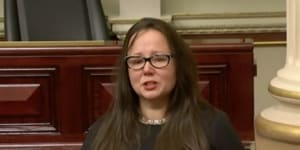 In an emotional speech,the Victorian Parliament’s only openly gay MP,Harriet Shing,spoke of the emotional trauma of being denied the ability to express your sexuality.