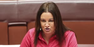 ‘Be a goddamn bloody adult’:Lambie takes on One Nation over vaccine mandates