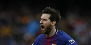 Lionel Messi's 600th career goal steers Barcelona to victory against Atletico Madrid