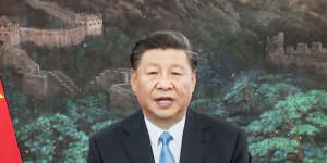 In his speech,China's President Xi Jinping called for a global response to the coronavirus pandemic. 
