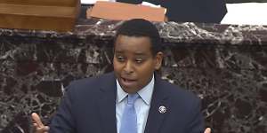 House impeachment manager Joe Neguse.