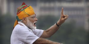 Indian PM Modi uses Independence Day speech to defend Kashmir action