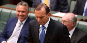 Prime Minister Tony Abbott was asked about the Attorney-General's comments in question time on Monday.
