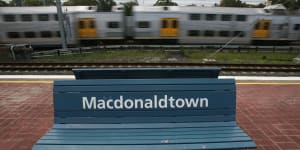 Macdonaldtown station is the sole remnant of the former municipality of Macdonaldtown.