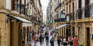 San Sebastian’s Old Town.