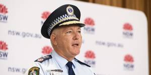 NSW Police Commissioner Mick Fuller has been given additional powers. 
