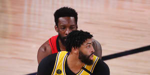 Davis,Lakers down Rockets for 3-1 western semi-finals lead