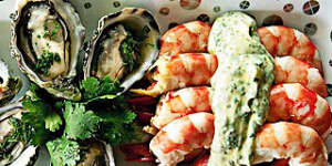 Seafood platter.