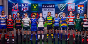 The captains of Shute Shield teams for 2022.