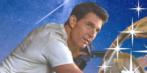 Top Gun:Maverick pistons along on Tom Cruise’s magnetism,and dazzles you with old-fashioned idolisation.