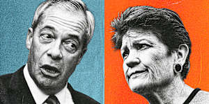 Nigel Farage and Pauline Hanson