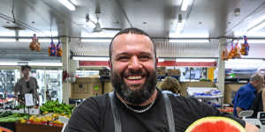 Fadi Ghosn,owner Coburg Market Fruit and Vegetables. 