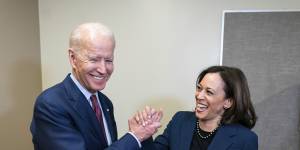 Running mates:Joe Biden and Kamala Harris.