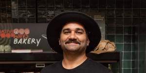 Native Foodways founder Corey Grech at his bakery in Wintergarden shopping centre.