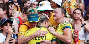 They woke up as favourites for gold. They left Stade de France in tears with their fans