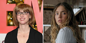 The Housemaid author Freida McFadden has revealed her real name. The book became a hit movie starring Sydney Sweeney (right).