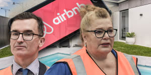 WA Planning Minister John Carey,Finance Minister Sue Ellery,Airbnb reforms. Pictures:Hamish Hastie/Supplied