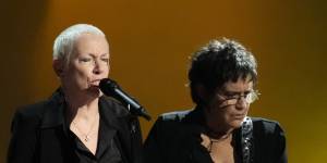 Annie Lennox pays tribute to Sinead O’Connor.