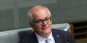Former prime minister Scott Morrison.